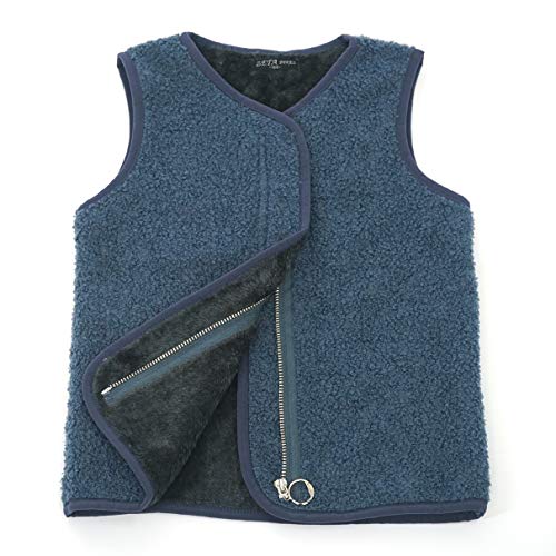 Happy Cherry Girls Fleece Weste Warme Winterjacke Reißverschluss Weste Skifahren gegen kaltes Wind Geschenk von Happy Cherry