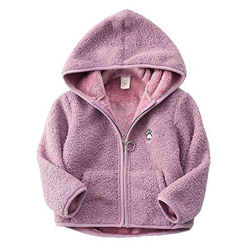 Happy Cherry Girls Fleece Weste Warme Winterjacke Reißverschluss Weste Skifahren gegen kaltes Wind Geschenk von Happy Cherry