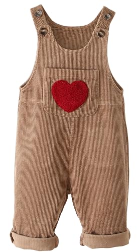Happy Cherry Hosenträger Latzhose Hose Strampler Lose Jumpsuit Hose Cute Dungarees 12-18M von Happy Cherry