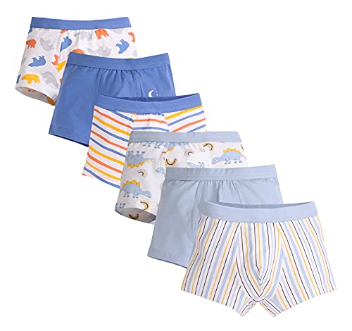 Happy Cherry Jungen Boxershorts 6er Pack Unterhosen Kinder Unterwäsche Baumwolle Retroshorts-A-110 von Happy Cherry