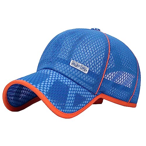 Happy Cherry Kinder Mesh Kappe Basecap Sport Sonnenhut Sommer Outdoor UV Schutz Kindermütze für Mädchen Jungen von Happy Cherry