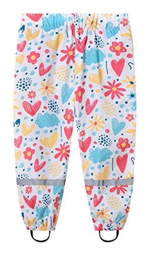 Happy Cherry- Kinder Regenhose wasserdichte Winddicht für Mädchen Jungen Frühling Sommer Herbst Winter Buddelhose Outdoor Sport Matschhose mit Reflektierender Streifen für 2-10 Jahre Happy Cherry- Kinder Regenhose wasserdichte Winddicht für Mädchen Jungen Frühling Sommer Herbst Winter Buddelhose Outdoor Sport Matschhose mit Reflektierender Streifen für 2-10 Jahre von Happy Cherry