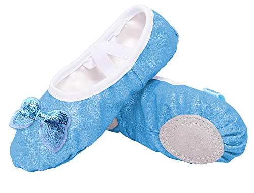 Happy Cherry Kinder Tanzschuhe Geteilte Ledersohle Ballettschuhe Ballett Trainings Tanzschuhe Glänzende Ballettschuhe von Happy Cherry