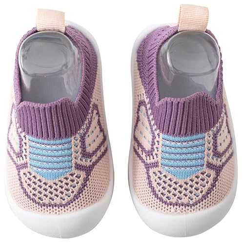 Happy Cherry Krabbelschuhe Baby Mädchen Lauflernschuhe Jungen Weiche Mesh Atmungsaktive Hausschuhe Kleinkind Anti-Rutsch Barfußschuhe 20/21 EU von Happy Cherry