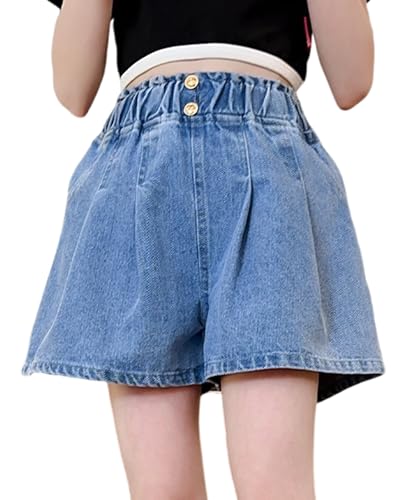 Happy Cherry Mädchen Jeans Shorts Kinder Sommer Shorts Kurze Hose Elastische Taille Denim Shorts 150/11-12 Jahre Happy Cherry Mädchen Jeans Shorts Kinder Sommer Shorts Kurze Hose Elastische Taille Denim Shorts 150/11-12 Jahre von Happy Cherry