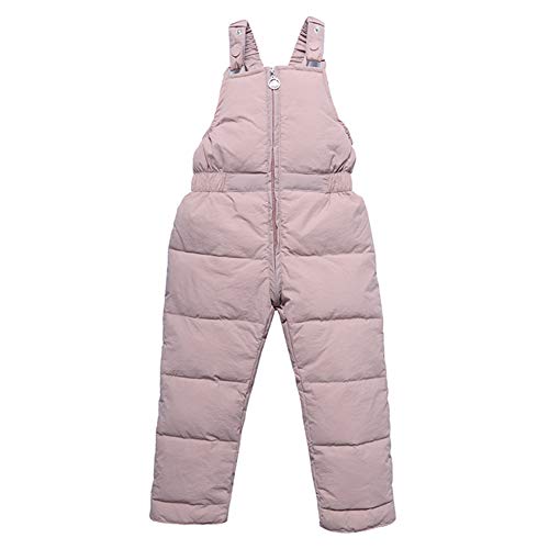 Happy Cherry - Mädchen Schneehose Warme Daunen Baumwolle Skihose Kinder Winter Leichte Winddichte Hose - Rosa von Happy Cherry