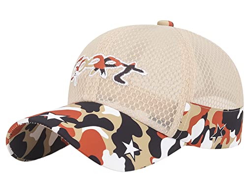 Happy Cherry Mesh Baseball Cap Kinder UV Schutz Sport Mütze Kappe Einstellbar Basecap Jungen Mädchen Sonnenhut Outdoor Schule Unisex von Happy Cherry