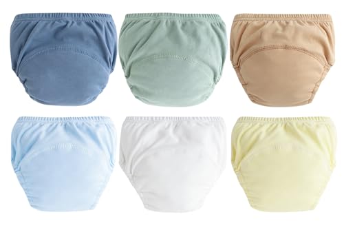 Happy Cherry Töpfchen Trainingshosen Unisex Baby 6er-Pack Jungen Baumwolle Töpfchen Unterwäsche Mädchen Trainingsunterhosen Bequem Toilettentraining Unterhosen 1-2 Jahre von Happy Cherry
