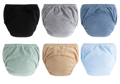 Happy Cherry Töpfchen Trainingshosen Unisex Baby 6er-Pack Jungen Baumwolle Töpfchen Unterwäsche Mädchen Trainingsunterhosen Bequem Toilettentraining Unterhosen 1-2 Jahre von Happy Cherry