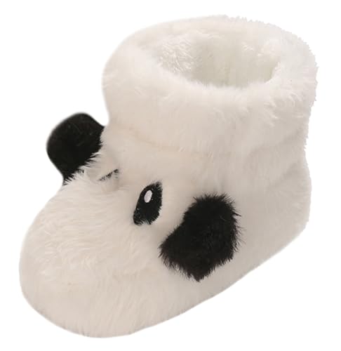 Happy Cherry Unisex Neugeborenes Schneestiefel Baby Weiche Sohlen Krabbelschuhe Kleinkind Niedlich Warm Winterschuhe Einstellbar 0-6 Monate von Happy Cherry
