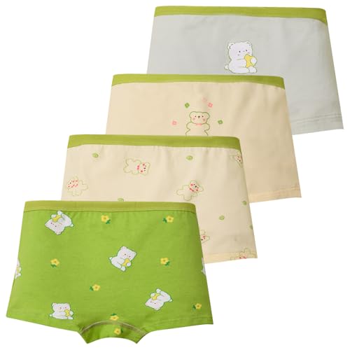 Happy Cherry - Unterwäsche Kinder Kleinkind Atmungsaktive Boxershorts Mädchen Baumwoll Elastische Taille Weiche Unterwäsche Atmungsaktive Unterhose für Geschenk - 90-100 von Happy Cherry