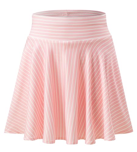 Kinder Sport Rock Faltenrock A-Linie Mädchen Hosenrock Sommerrock Minirock Plissee Skort Elastischer Bund Atmungsaktive Rosa 150 von Happy Cherry