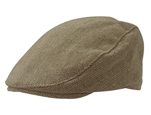 Kleinkinder Schiebermütze für Jungen Baskenmütze Mütze Flat Cap Newsboy Kapppe Barett 48cm 1-2 Jahre von Happy Cherry