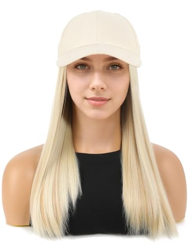 Schulterlangen Perücke mit Spitzkappe für Frauen Gerade Stil Synthetische Hitzebeständige Perücke für Party und Reisen Teenager Mädchen Hellblonde Highlight Schulterlangen Perücke mit Spitzkappe für Frauen Gerade Stil Synthetische Hitzebeständige Perücke für Party und Reisen Teenager Mädchen Hellblonde Highlight von Happy Cherry