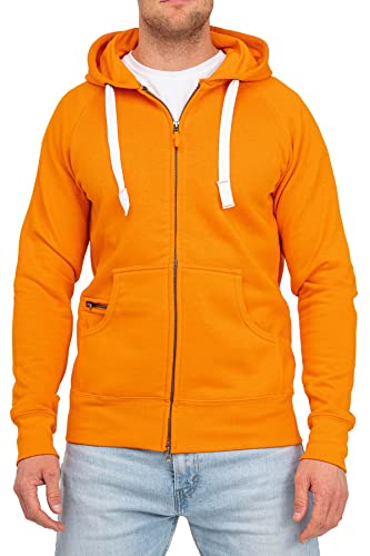 Happy Clothing Herren Kapuzenjacke mit Zip, Größe:5XL, Farbe:Orange von Happy Clothing