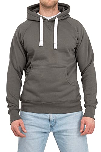 Happy Clothing Herren Pullover mit Kapuze Hoodie Pulli Kapuzenpullover, Größe:3XL, Farbe:Anthrazit von Happy Clothing