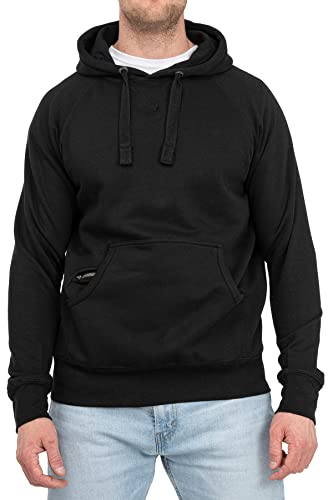 Happy Clothing Herren Pullover mit Kapuze Hoodie Pulli Kapuzenpullover, Größe:XXL, Farbe:Schwarz von Happy Clothing