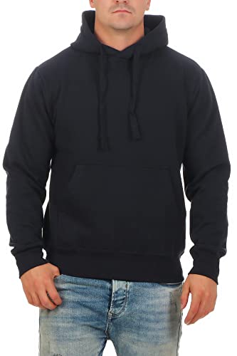 Happy Clothing Herren Pullover mit Kapuze Pulli, Größe:3XL, Farbe:Dunkelblau von Happy Clothing