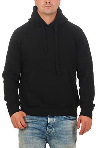 Happy Clothing Herren Pullover mit Kapuze Pulli, Größe:S, Farbe:Schwarz von Happy Clothing