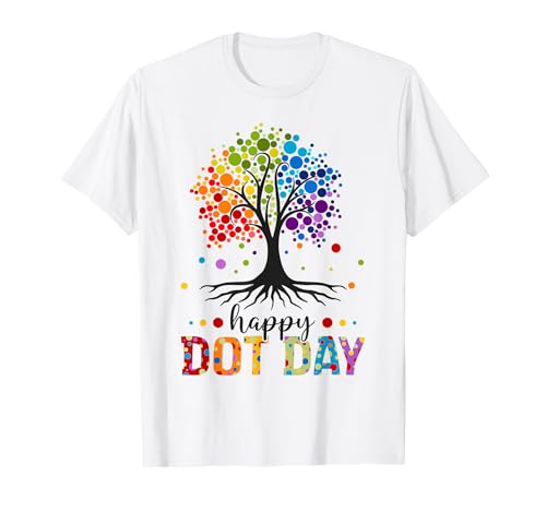 Happy Dot Day Bunte Tupfen Baum Lehrer Junge Mädchen Kinder T-Shirt Happy Dot Day Bunte Tupfen Baum Lehrer Junge Mädchen Kinder T-Shirt von Happy Dot Day 2025 Outfit Cute Gifts Kids Girl Boy
