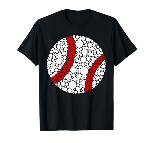 Happy Dot Day 2025 Baseball Dots Herren Jungen Kinder Jugend Teenager T-Shirt Happy Dot Day 2025 Baseball Dots Herren Jungen Kinder Jugend Teenager T-Shirt von Happy Dot Day 2025 Toddlers Kids Girls Apparel