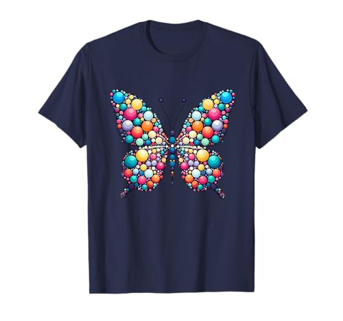 Schmetterling Polka Dots Happy Dot Day Damen Herren Kinder T-Shirt Schmetterling Polka Dots Happy Dot Day Damen Herren Kinder T-Shirt von Happy Dot Day Butterfly Lover