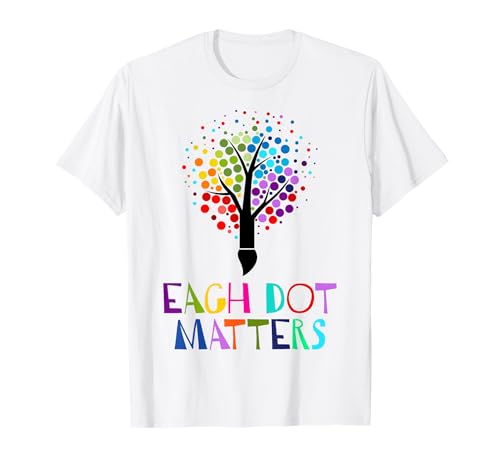 Jeder Punkt ist wichtig, Bunte Tupfen, Unity Tree Teacher Kids T-Shirt Jeder Punkt ist wichtig, Bunte Tupfen, Unity Tree Teacher Kids T-Shirt von Happy Dot Day Unity Tree Colorful Men Women Family