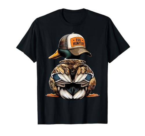 Stockente Backward Cap Eierjäger Jagd Ostern Jungen Kinder T-Shirt von Happy Easter Camo Hunting Season Bunnies