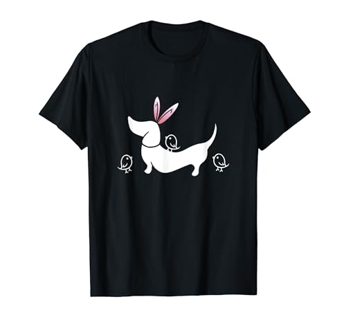 Osterdackel Hasenohren Wiener Hundeliebhaber Männer Frauen Kinder T-Shirt von Happy Easter Outfits