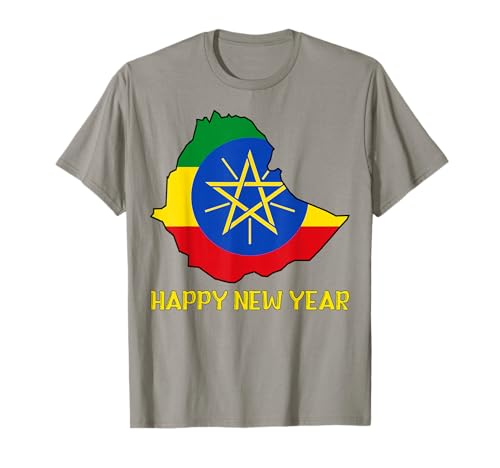 Äthiopische Neujahrskarte Äthiopien Karte Flagge Äthiopien Papa Mama T-Shirt Äthiopische Neujahrskarte Äthiopien Karte Flagge Äthiopien Papa Mama T-Shirt von Happy Ethiopia National Day Proud To Be Ethiopian