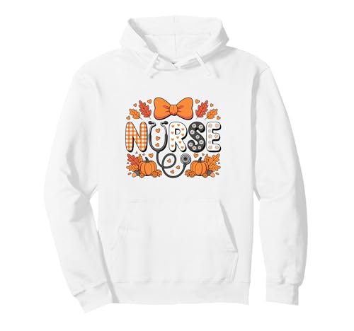 Herbst Herbst Krankenschwester Shirts Frauen Kürbis Dankbar Krankenschwester Leben Pullover Hoodie von Happy Fall Autumn Halloween Thankgiving Nurse Tees