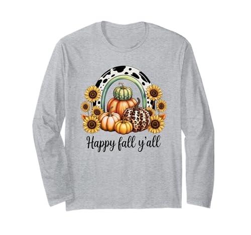Coole Kürbisse Herbst Saison Herbst Design Geschenk Männer Frauen Kinder Langarmshirt von Happy Fall Thanksgiving Spooky Halloween Graphic