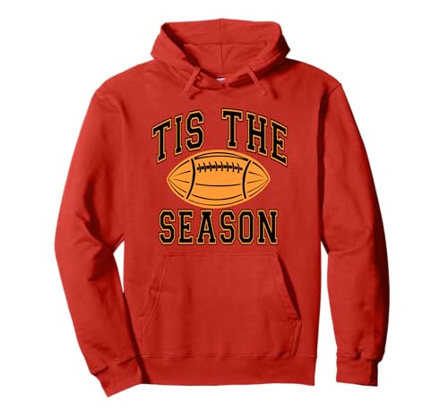 Tis The Season Herbst Fußball Liebhaber Design Geschenk Männer Frauen Pullover Hoodie von Happy Fall Thanksgiving Spooky Halloween Graphic