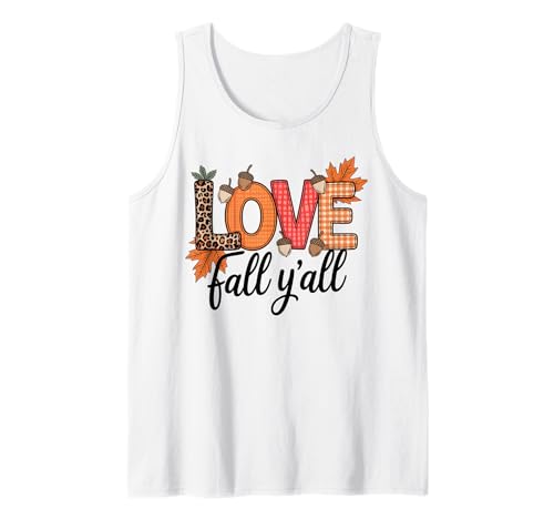 Vintage Herbst Saison Liebhaber Herbst Design Geschenk Männer Frauen Kinder Tank Top von Happy Fall Thanksgiving Spooky Halloween Graphic