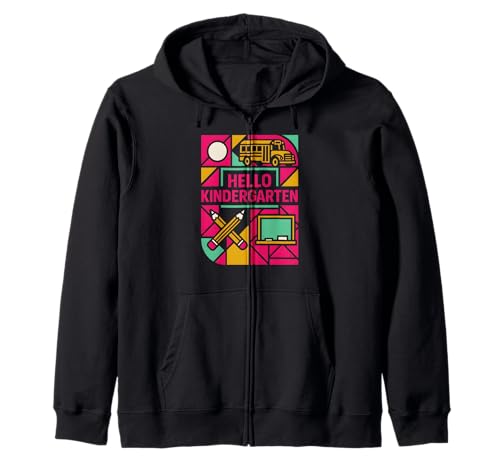 Lehrerin Hallo Kindergarten Süße Frauen sind wieder in der Schule Kapuzenjacke Lehrerin Hallo Kindergarten Süße Frauen sind wieder in der Schule Kapuzenjacke von Happy First Day Back To School Fun Teacher Outfits