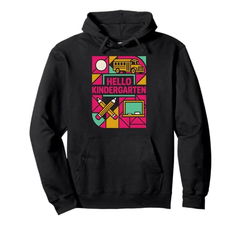 Lehrerin Hallo Kindergarten Süße Frauen sind wieder in der Schule Pullover Hoodie Lehrerin Hallo Kindergarten Süße Frauen sind wieder in der Schule Pullover Hoodie von Happy First Day Back To School Fun Teacher Outfits