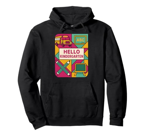 Lehrerin Hallo Kindergarten Süße Frauen sind wieder in der Schule Pullover Hoodie von Happy First Day Back To School Fun Teacher Outfits
