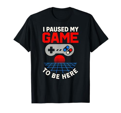 Gamer Ich habe mein Spiel unterbrochen, um hier zu sein Fun Boys Back to School T-Shirt Gamer Ich habe mein Spiel unterbrochen, um hier zu sein Fun Boys Back to School T-Shirt von Happy First Day Of School Cute Teacher Must Haves