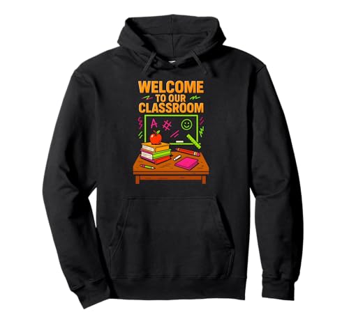 Lehrerin für den ersten Tag, Willkommen in unserem Klassenzimmer. Süße ABCD für Frauen Pullover Hoodie von Happy First Day Of School Cute Teacher Outfits