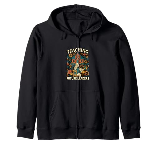 Schulanfang Lehre Future Leaders Cute Damen Kapuzenjacke von Happy First Day Of School Cute Teacher Outfits