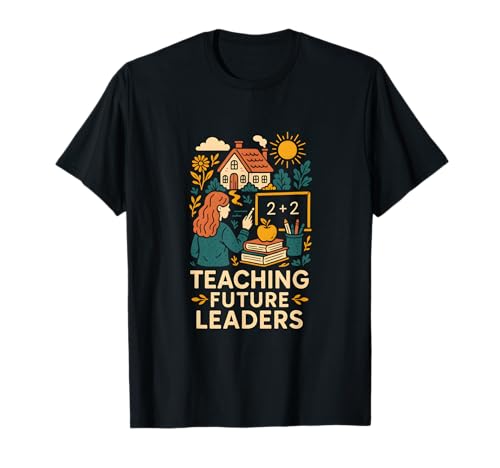 Schulanfang Lehre Future Leaders Cute Damen T-Shirt Schulanfang Lehre Future Leaders Cute Damen T-Shirt von Happy First Day Of School Cute Teacher Outfits