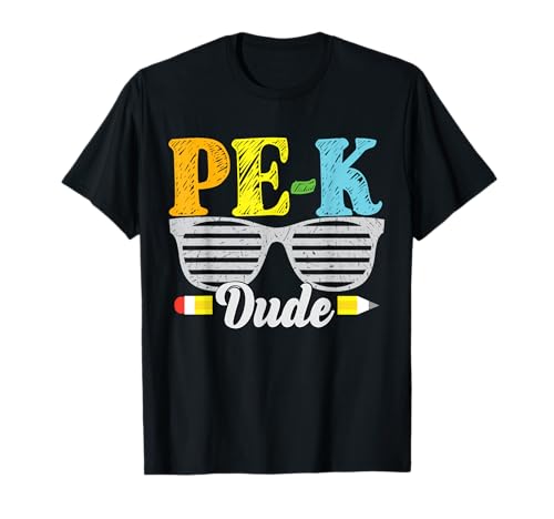 Prek Dude Lustiger Schulanfang Kinder Kleinkinder T-Shirt Prek Dude Lustiger Schulanfang Kinder Kleinkinder T-Shirt von Happy First Day Of School For Kids Boys Girls