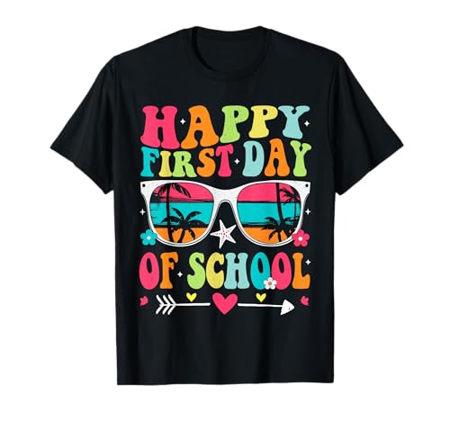 Alles Gute zum ersten Schultag, Lehrer, Kinder, zurück zur Schule T-Shirt Alles Gute zum ersten Schultag, Lehrer, Kinder, zurück zur Schule T-Shirt von Happy First Day Of School Teachers Funny Tee.