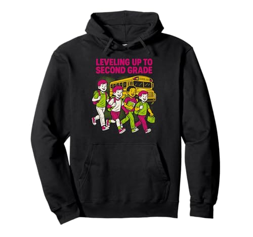 Jungen Leveling Up To Second Grade Cool Kids First Day Pullover Hoodie Jungen Leveling Up To Second Grade Cool Kids First Day Pullover Hoodie von Happy First Day Teacher Must Haves Back To School