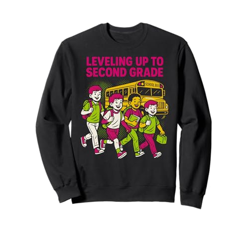Jungen Leveling Up To Second Grade Cool Kids First Day Sweatshirt Jungen Leveling Up To Second Grade Cool Kids First Day Sweatshirt von Happy First Day Teacher Must Haves Back To School