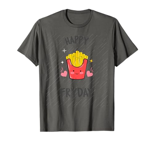 French Fry Kinder-T-Shirt, Happy Friday School T-Shirt French Fry Kinder-T-Shirt, Happy Friday School T-Shirt von Happy Friday French Fry Kids JK SK School Tees