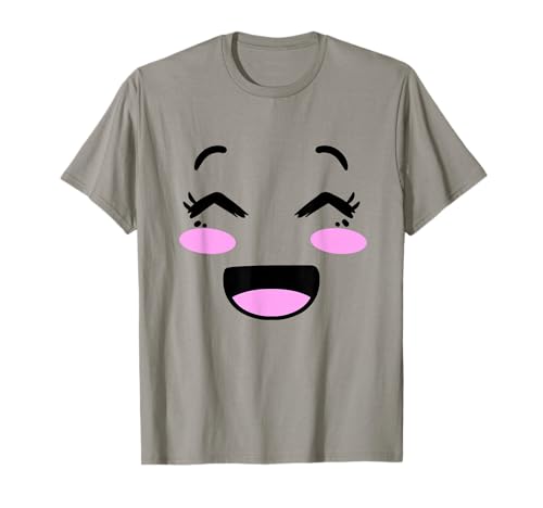 Kawaii Süßes Happy Face Kostüm für Frauen und Mädchen T-Shirt von Happy Funny Kawaii Art For Women and Girls
