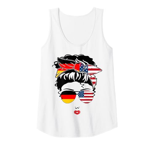Damen Schöne deutsche amerikanische Mutter, Mädchen, Schwester, deutsches Dreikönigsfest Tank Top Damen Schöne deutsche amerikanische Mutter, Mädchen, Schwester, deutsches Dreikönigsfest Tank Top von Happy German-American Day Happy German Unity Day