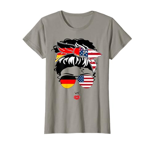 Schöne deutsche amerikanische Mutter, Mädchen, Schwester, deutsches Dreikönigsfest T-Shirt Schöne deutsche amerikanische Mutter, Mädchen, Schwester, deutsches Dreikönigsfest T-Shirt von Happy German-American Day Happy German Unity Day