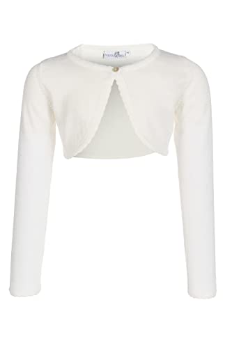 Happy Girls by Eisend Mädchen Bolero Strickjacke Taufe Kommunion Jacke aus Strick (86) von Happy Girls by Eisend